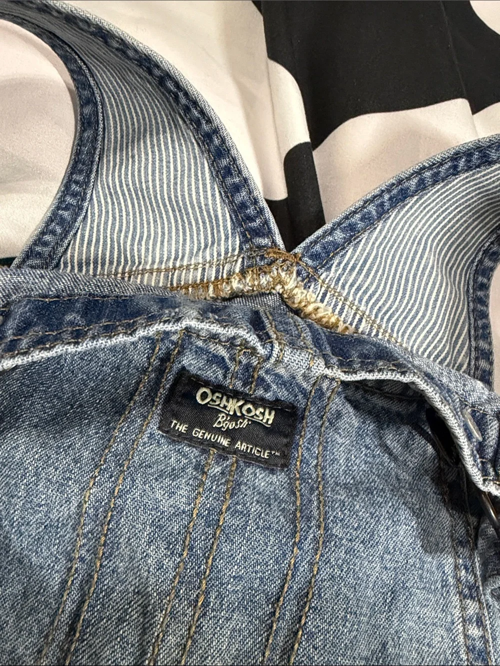OshKosh B'gosh Light Blue Denim Shortalls